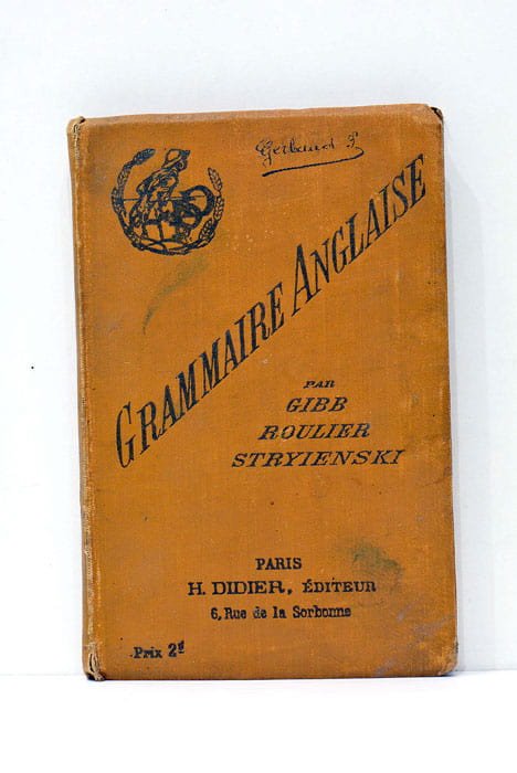 Grammaire anglaise.