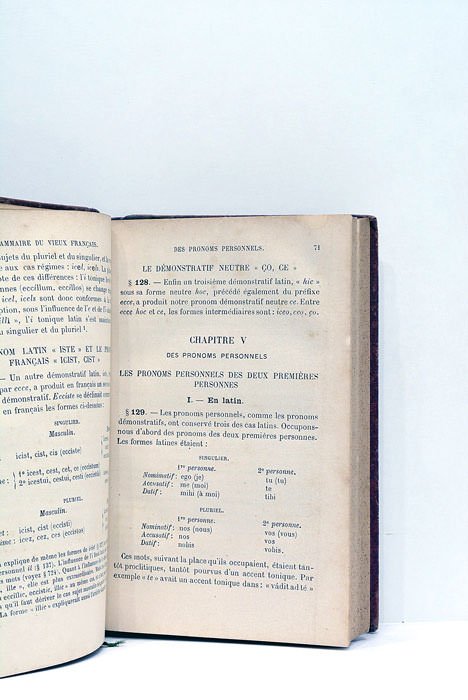 Grammaire élémentaire de la vieille langue française.