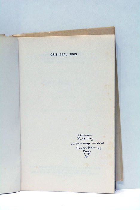 Gris Beau Gris précédé de Poèmes choisis suivi de Pour …