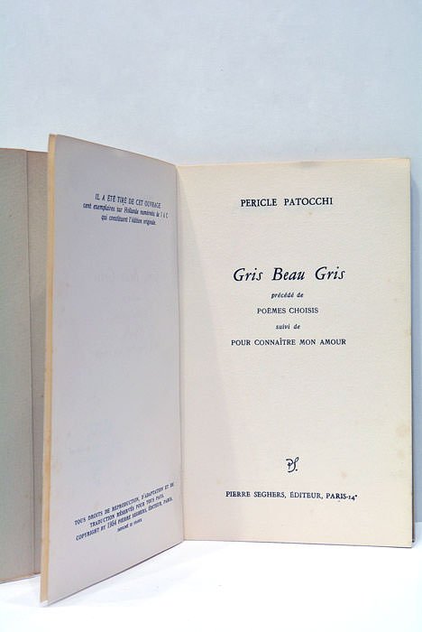 Gris Beau Gris précédé de Poèmes choisis suivi de Pour …