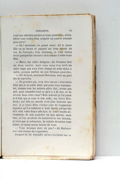 Henriette. Les Mortes Aimées.