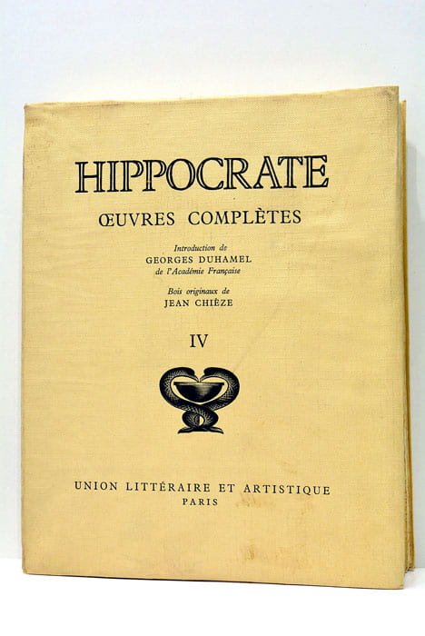 HIPPOCRATE OEUVRES complètes.
