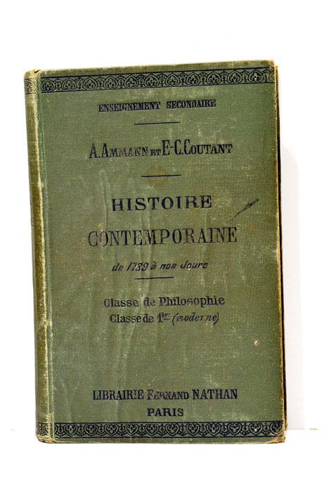 Histoire contemporaine (de 1789 à nos jours).