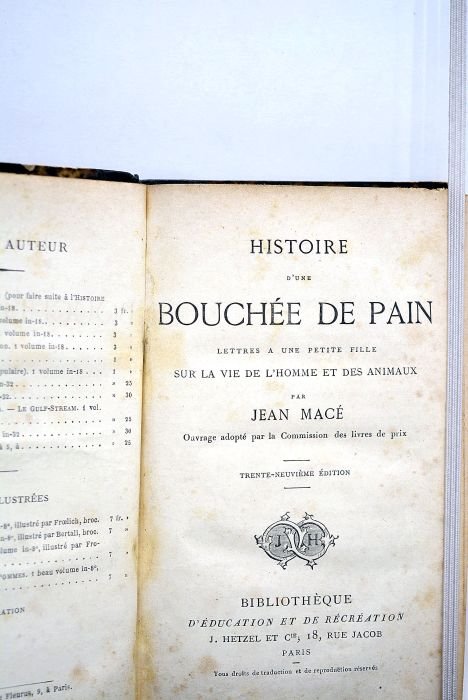 Histoire d'une bouchée de pain. Lettres à une petite fille …