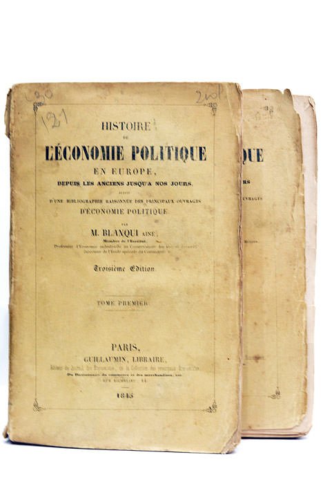 Histoire de l'économie politique en Europe, depuis les anciens jusqu'à …