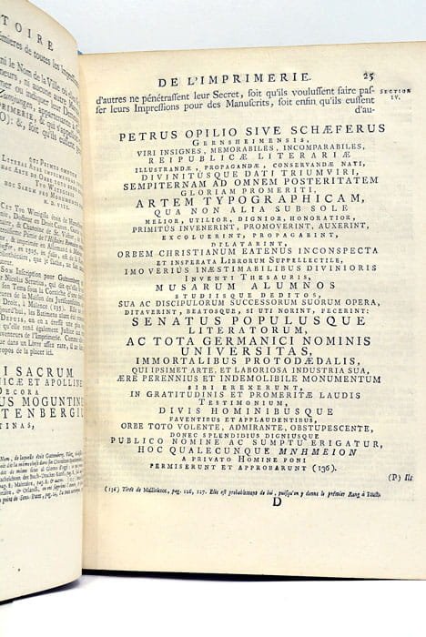 Histoire de l'Origine et des Premiers Progrès de l'Imprimerie.