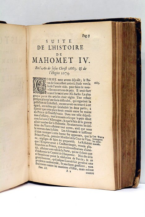 Histoire Des trois derniers empereurs des Turcs. Depuis 1623. Jusqu'à …