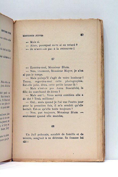 Histoire Juives. Trente-huitième édition.