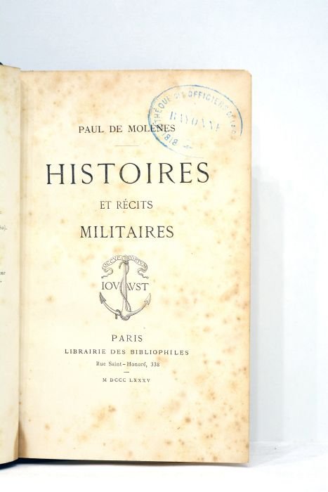 Histoires et récits militaires.