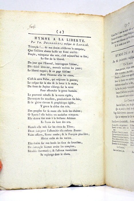 HYMNES CHANTES dans la Séance de la Convention Nationale du …
