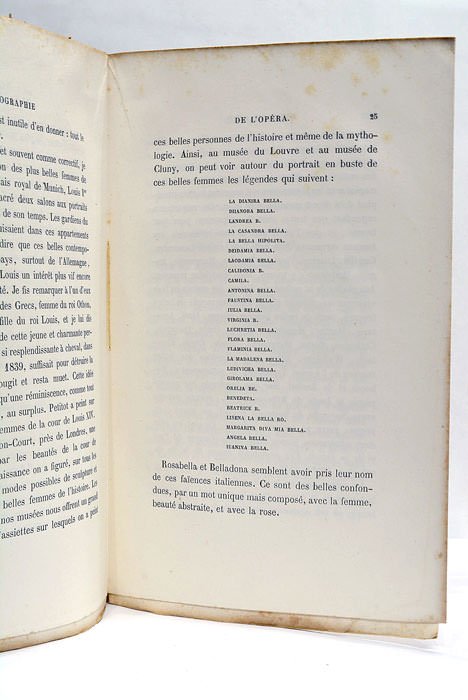 Iconographie de l’Opéra.