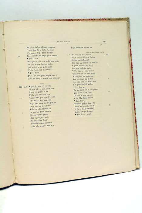 Il Canzoniere Portoghese Colocci-Brancuti pubblicato nelle parti che completano il …