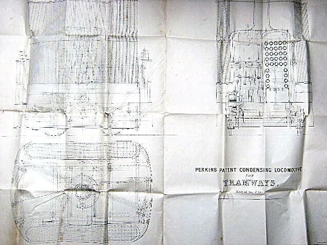 ILLUSTRATION de l'Intérieur de 3 Locomotives. Perkins Patent Condensing Locomotive …