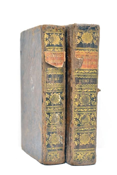 INSTRUCTION chretienne. Divisée en cinq volumes. Troisième édition retouchée et …