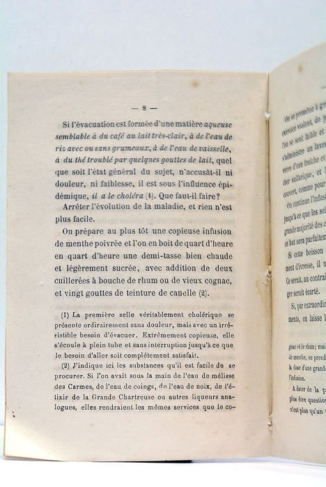 Instruction populaire sur les symptômes précurseurs du choléra. Moyens faciles …