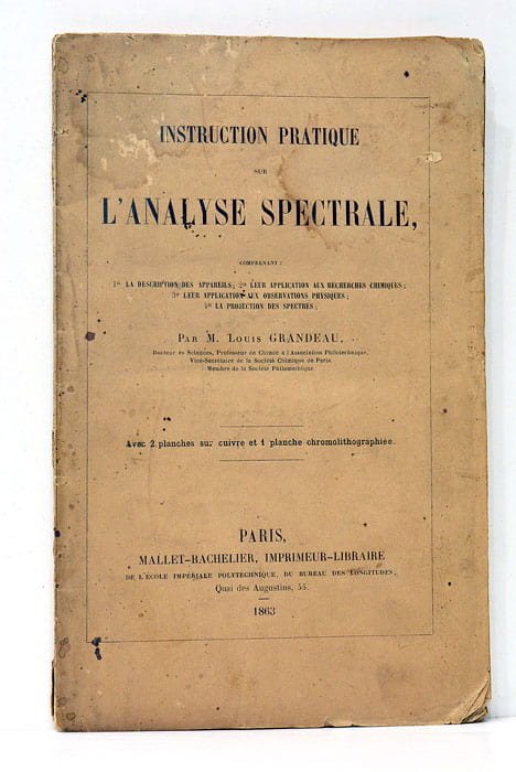Instruction pratique sur l'analyse spectrale.