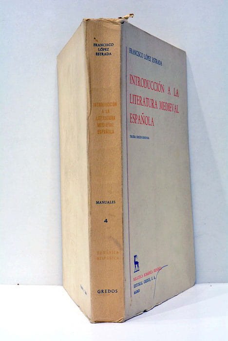 Introducción a la literatura medieval española.