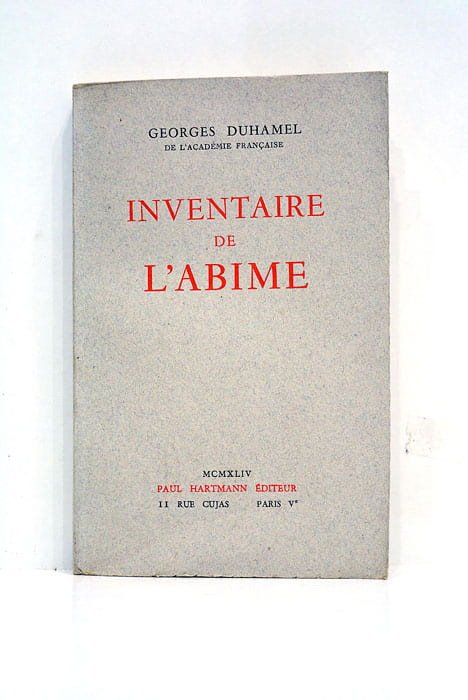 Inventaire de l'Abime.