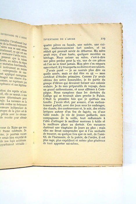 Inventaire de l'Abime.