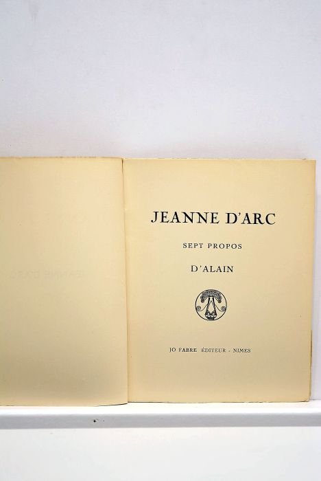 Jeanne d'Arc. Sept propos.
