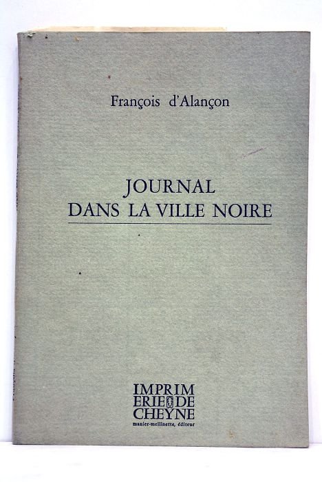 Journal dans la ville noire.