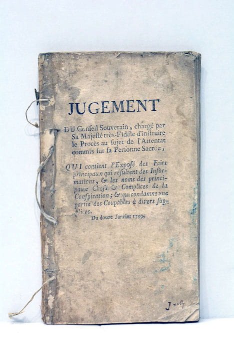 JUGEMENT du Conseil Souverain chargé par Sa Majesté très-Fidèle d'Instruire …