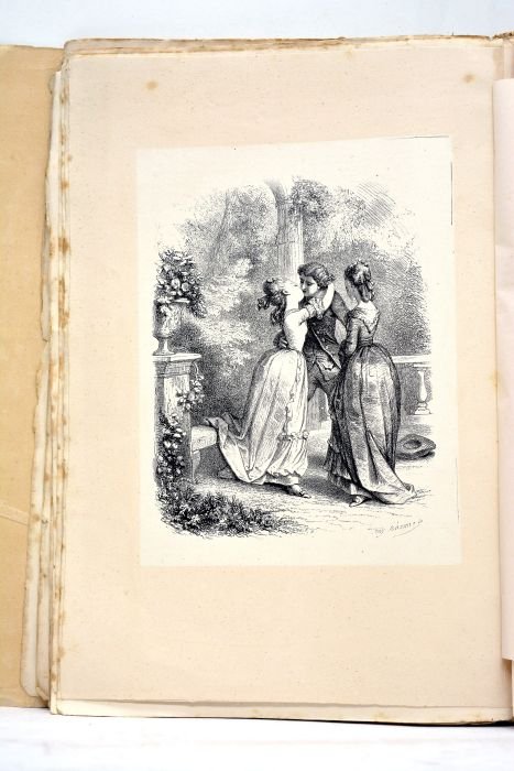 Julie ou la Nouvelle Héloïse. Vignettes par MM. Tony Johannot, …