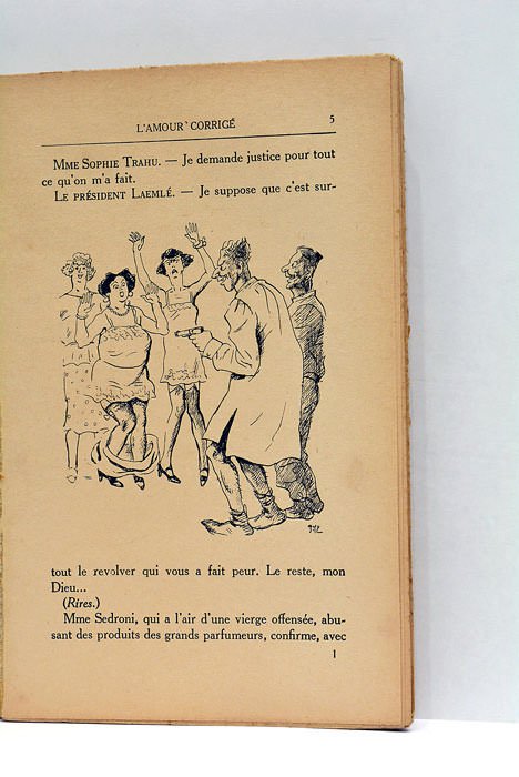 L'Amour corrigé. Illustrations de G. Pavis.