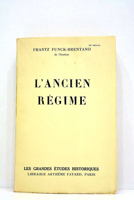 L'ancien régime.