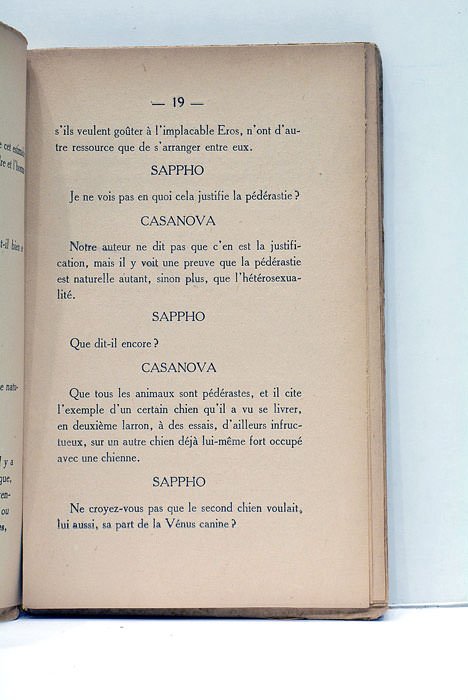 L'Anti-Corydon. Essai sur l'inversion sexuelle. 5è édition.