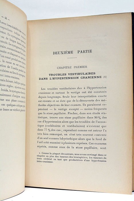 L'appareil vestibulaire dans les Tumeurs Cérébrales.