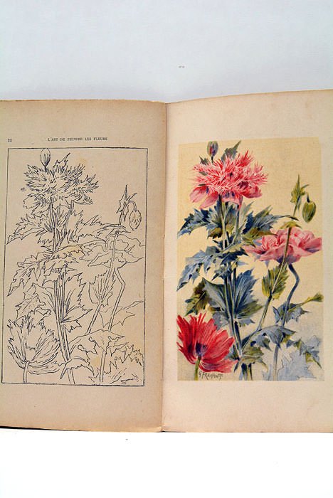 L'Art de peindre les fleurs à l'aquarelle. Ouvrage illustré de …