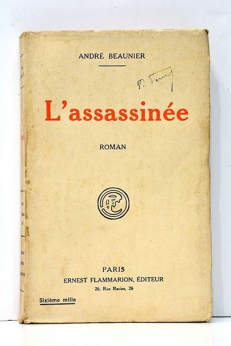L'assassinée. Roman.