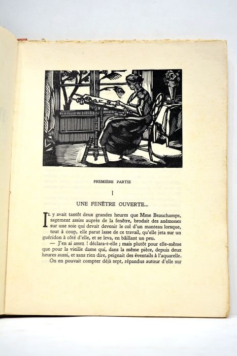 L'aventure de Thérèse Beauchamps. 28 bois originaux de Roger Grillon.