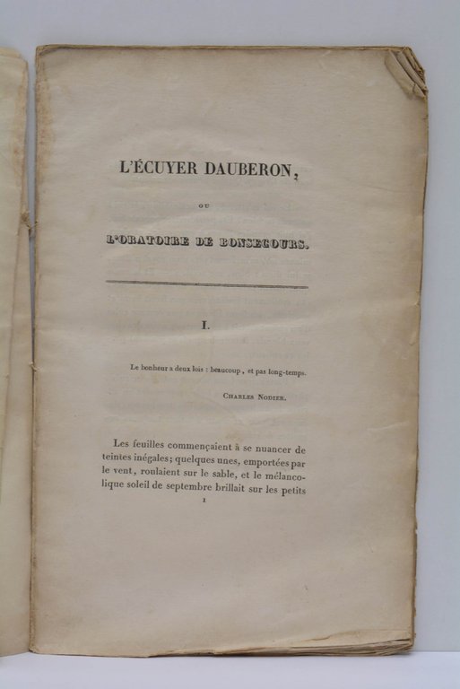 L'écuyer Dauberon, ou l'Oratoire de Bonsecours. Orné de gravures et …
