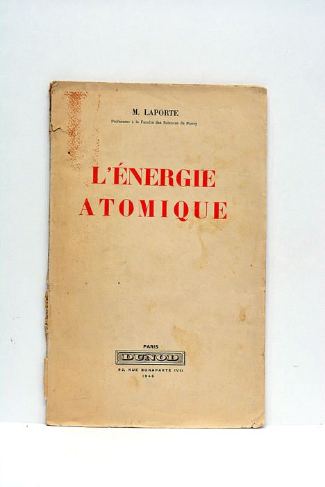 L'énergie atomique.