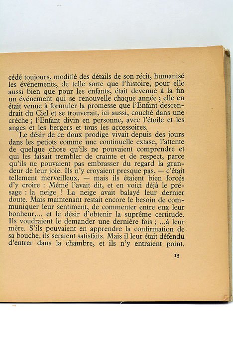 L'Enfant de Noël. Traduit du flamand par Gauthier D'Ys.