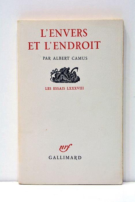 L'envers et l'endroit. Les essais LXXXVIII.