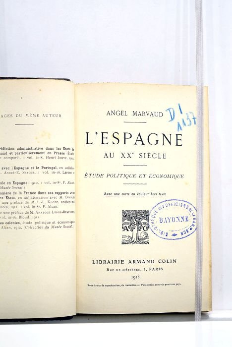 L'Espagne au XXe siècle. Etude politique et économique. Avec une …