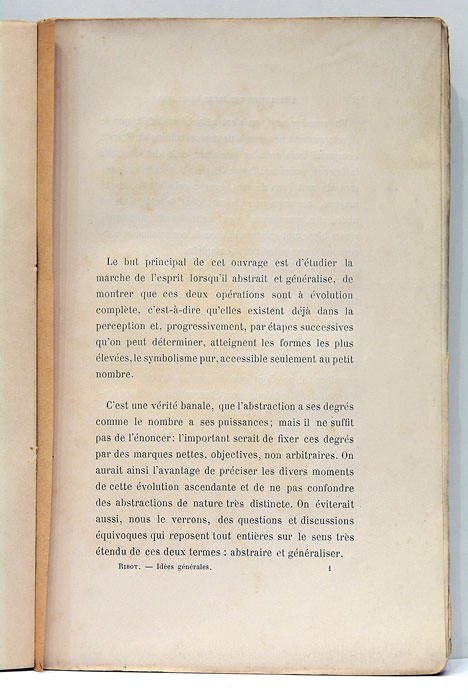 L'Évolution des idées générales.