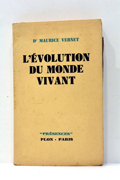 L'évolution du monde vivant.