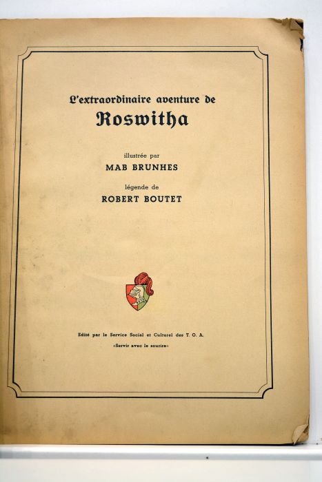 L'extraordinaire aventure de Rosmitha. Illustrée par Mab Brunhes.