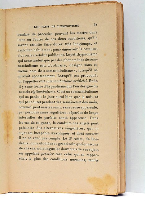 L'Hypnotisme et le Spiritisme. Étude médico-critique.