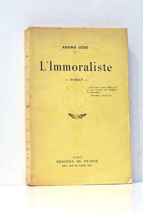 L'Immoraliste. Roman.