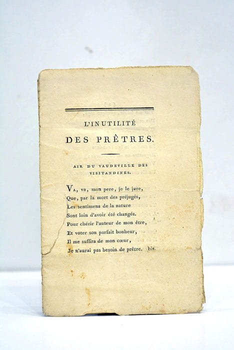 L'Inutilité des Prêtres.