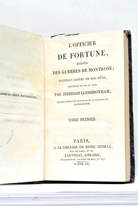 L'Officier de Fortune, épisode des Guerres de Montrose; nouveaux contes …
