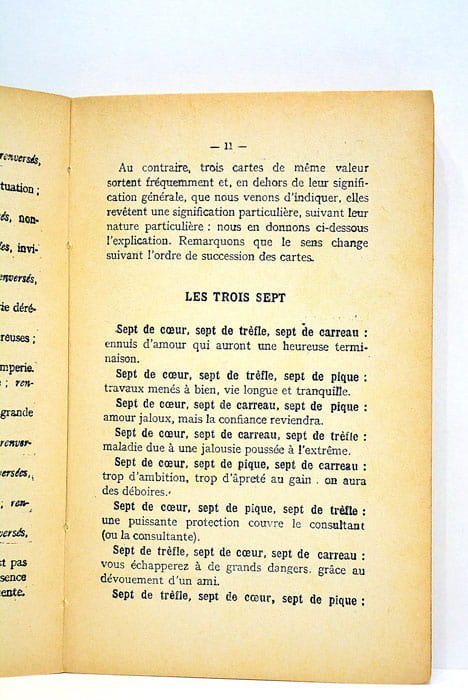 La cartomancie ou L'Art de découvrir l'Avenir par les cartes …