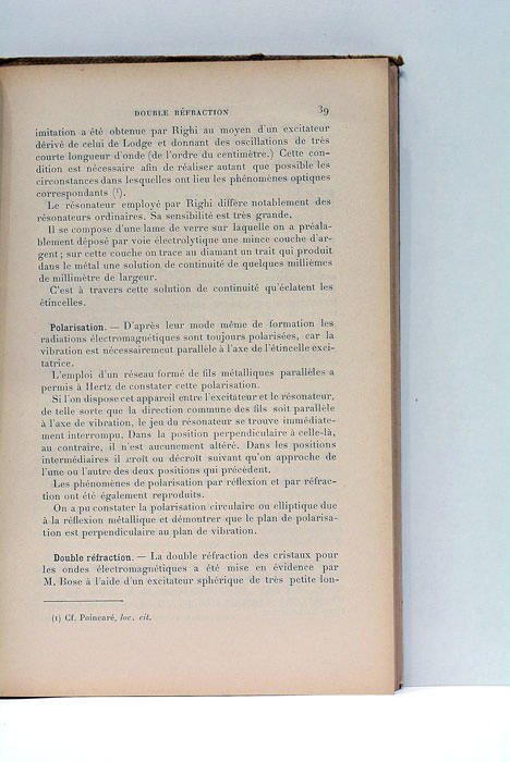 La Célérité des ébranlements de l'Éther.