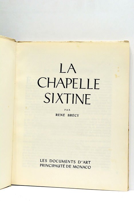 La Chapelle Sixtine.