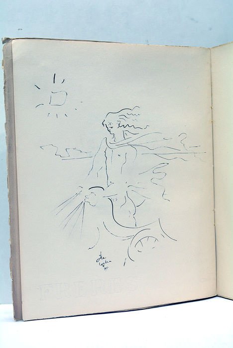 La Course des rois. Dessins de Jean Cocteau.